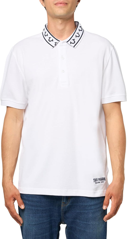 True Religion Polo relajado para hombre