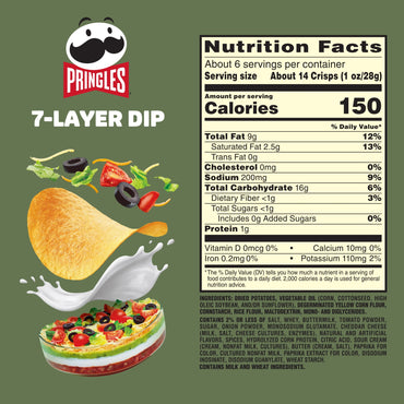 Pringles 7-Layer Dip, 5.5 Oz