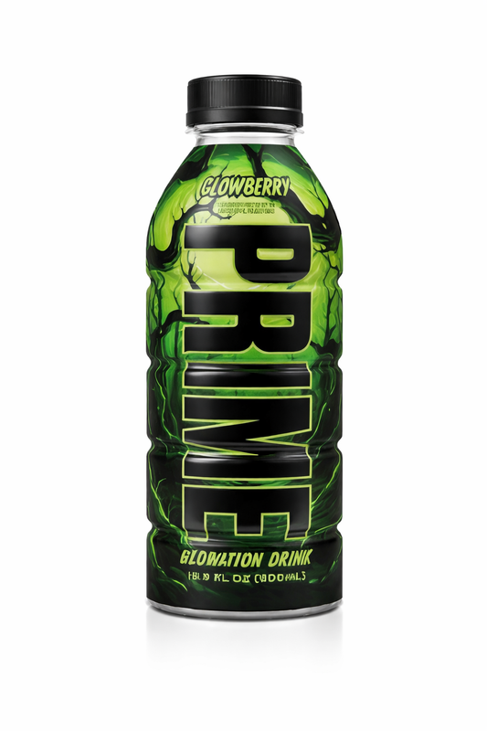 Prime Hydration Bebida Deportiva, Glowberry, 16,9 fl oz, Botellas
