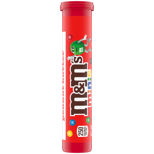 M&M's Caramelo de Chocolate con Leche y Mantequilla de Maní Minis - Megatubo de 1,74 oz (el Embalaje Puede Variar)