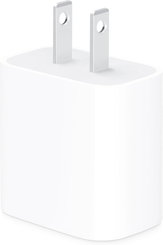 Apple Adaptador de corriente USB-C de 20 W y cable de carga USB-C de 60 W (3.3 ft): carga rápida y cómoda, cargador de pared tipo C