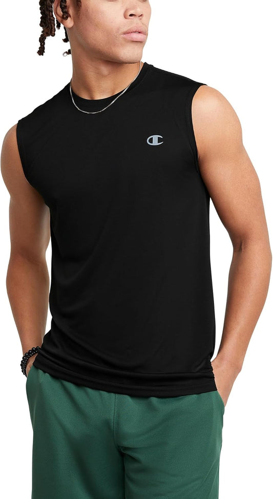 Champion Camiseta sin mangas para hombre, camiseta deportiva para hombre