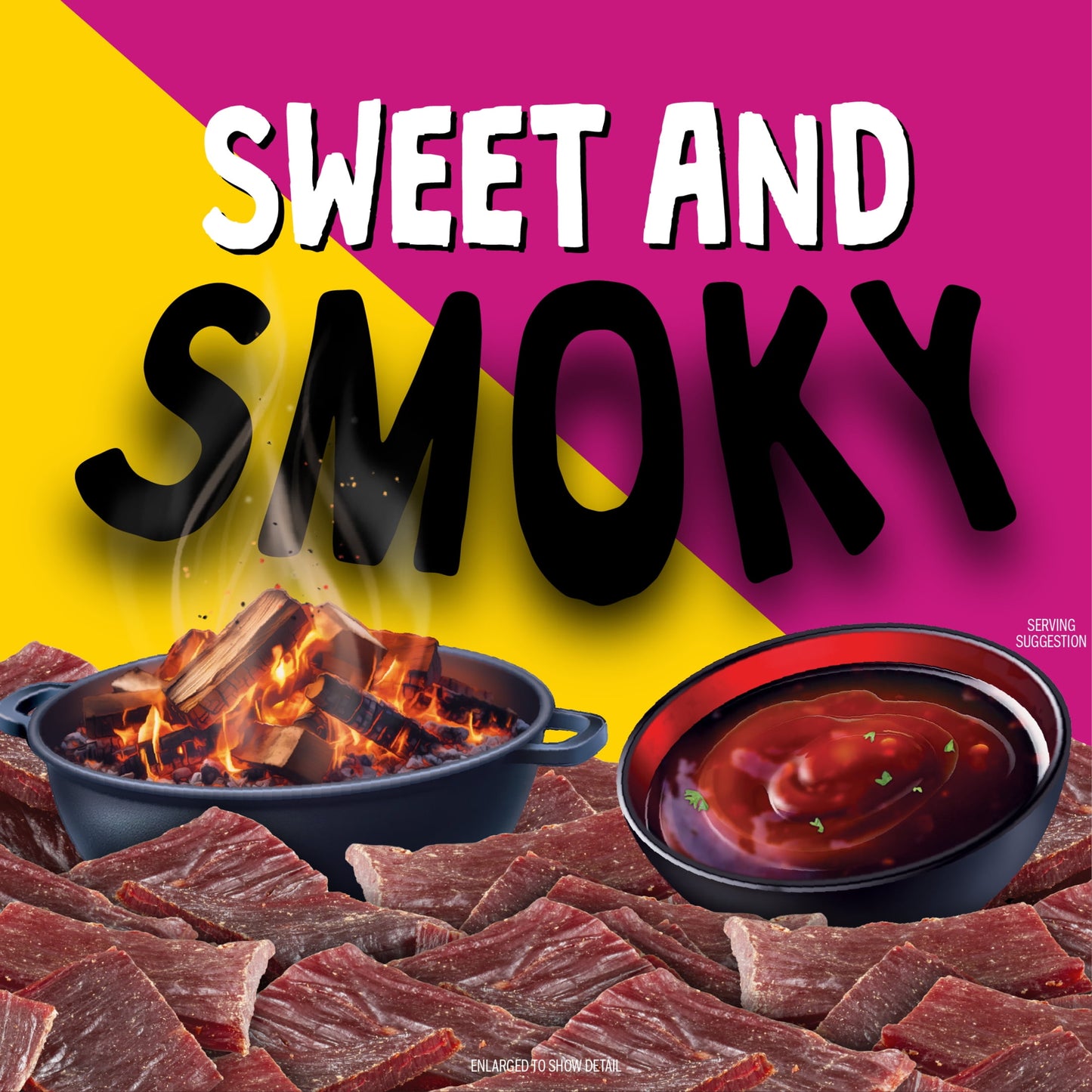 2.85 Oz Jack Link's Duos Cecina de Res Original y Teriyaki 