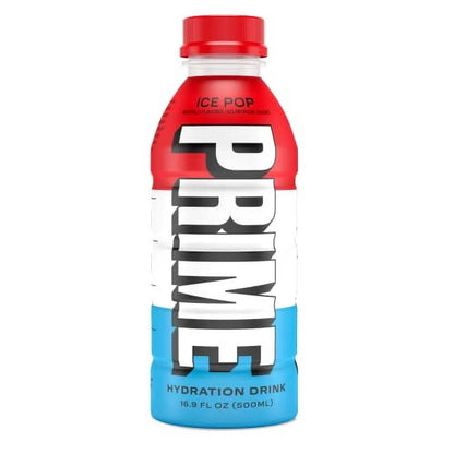 Prime Hydration Bebida Deportiva Ice Pop, 16,9 fl oz, Botella