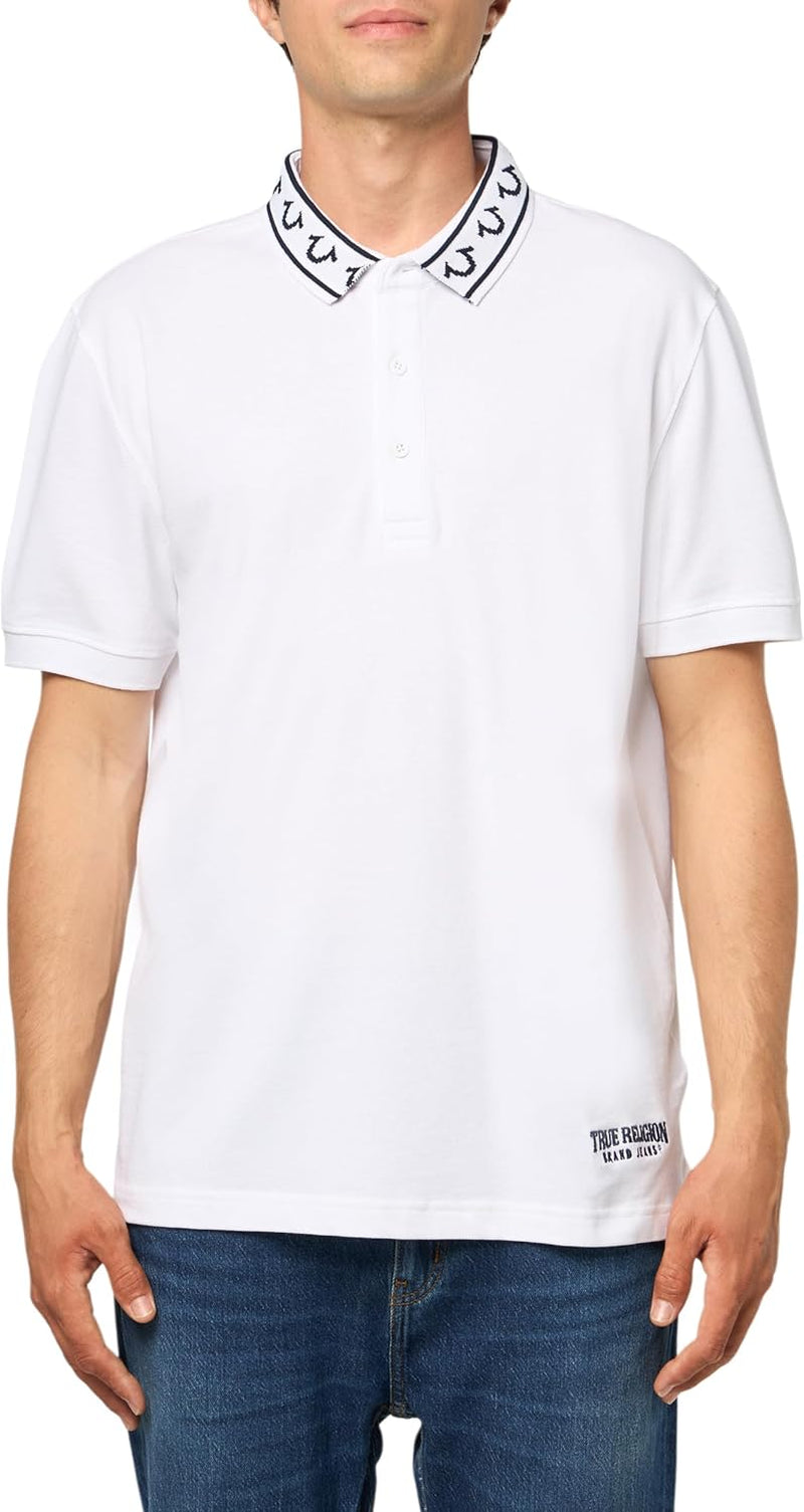 True Religion Polo relajado para hombre