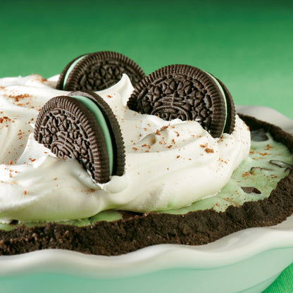 OREO Galletas Sándwich de Chocolate y Crema de Menta Tamaño Familiar, 18.71 oz