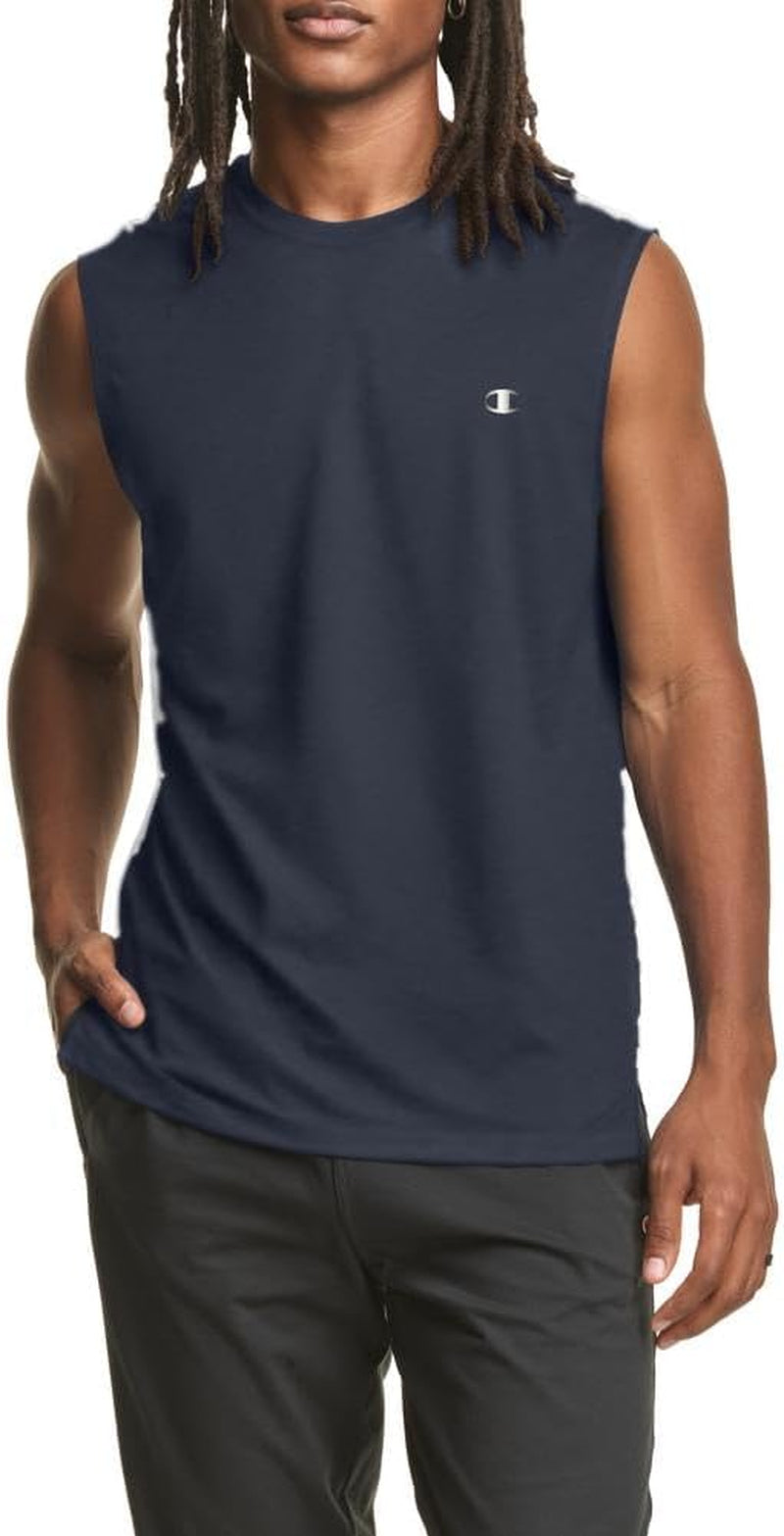 Champion Camiseta sin mangas para hombre, camiseta deportiva para hombre