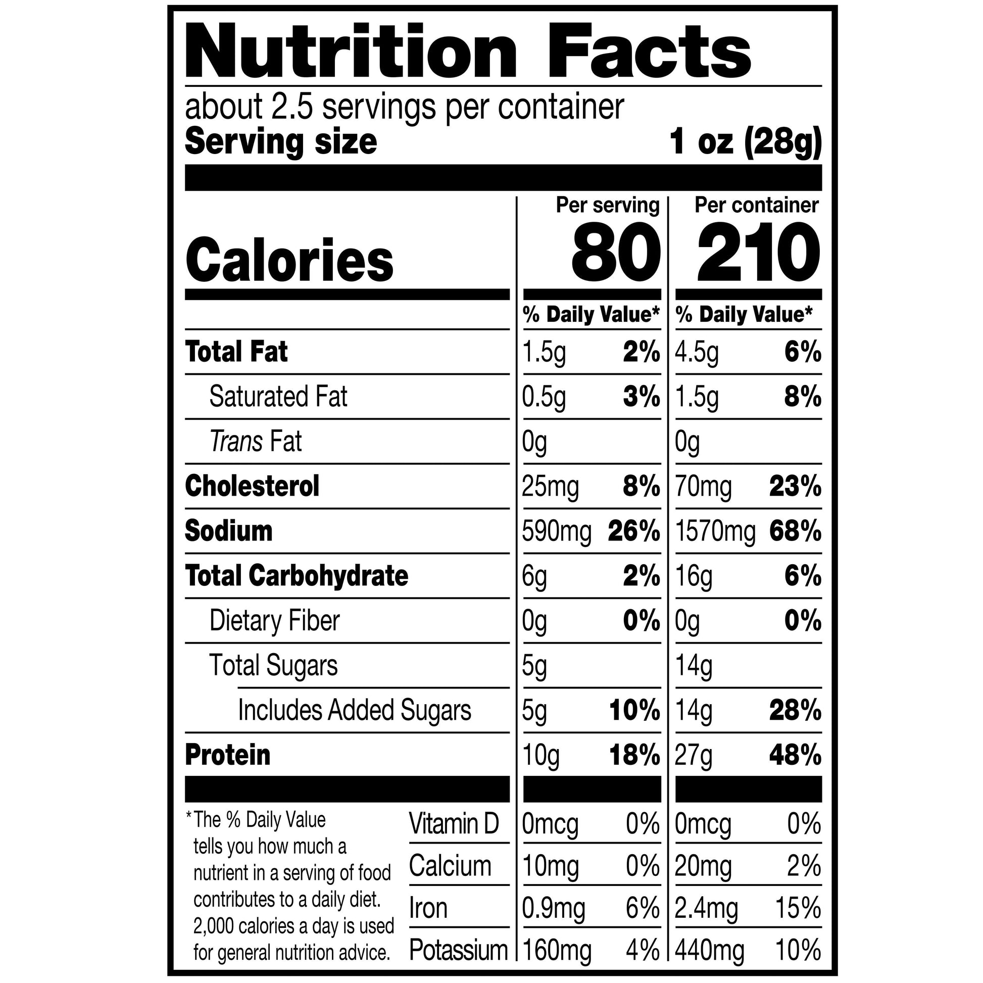 Jack Link's Flamin' Hot Cecina de Res Original con Sabor y Carnes Secas, Bolsa de 2.65 oz