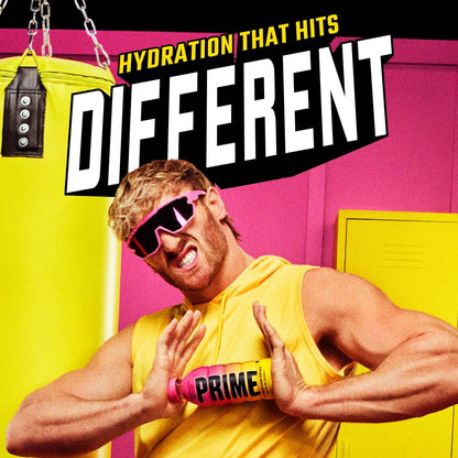 Prime Hydration Bebida Deportiva Fresa y Plátano, 16,9 fl oz, Botella