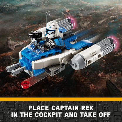 LEGO Star Wars: Juguete Coleccionable de Star Wars Y-Wing para Niños con Minifigura Capitan Rex