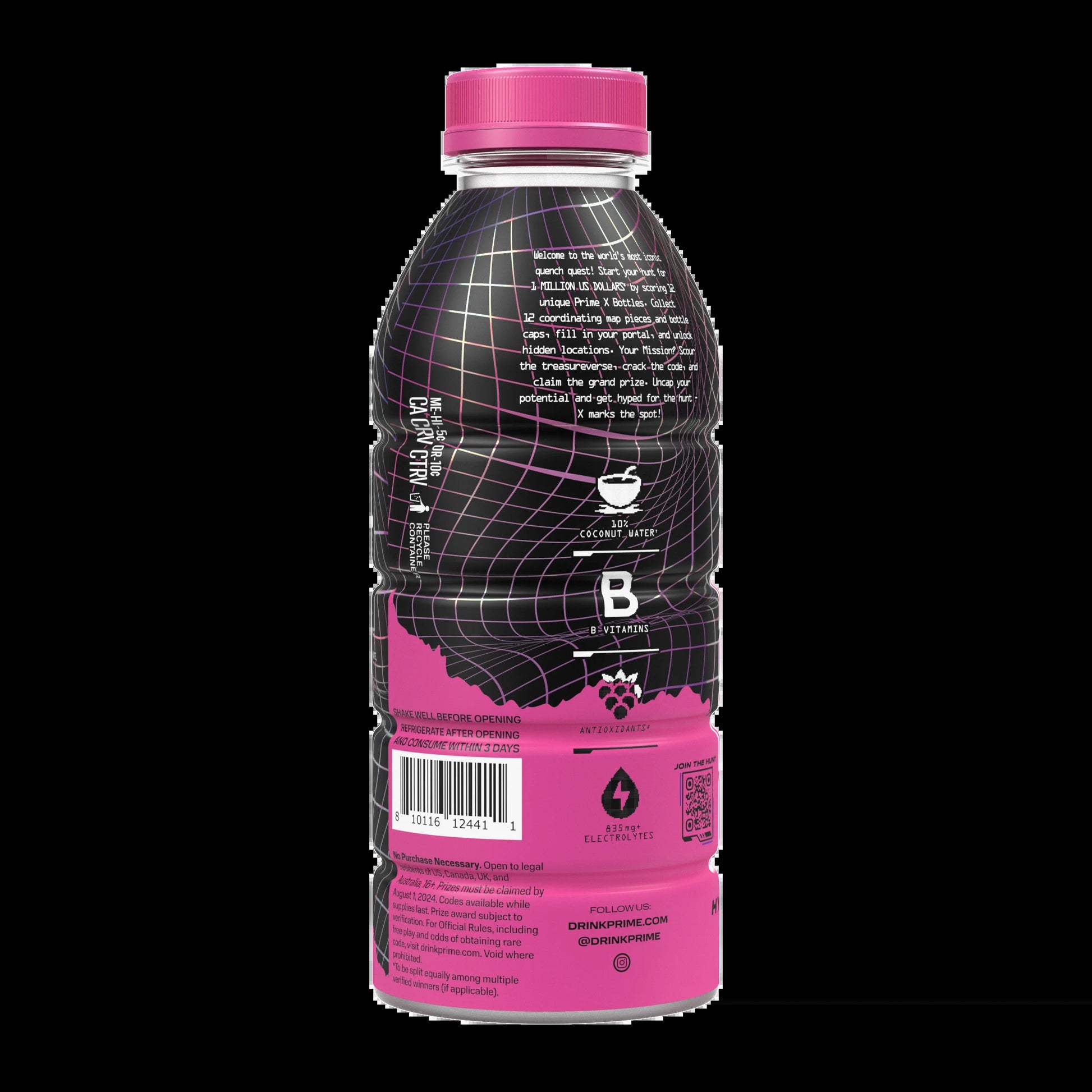 Prime Hydration Bebida Deportiva Prime X, 16,9 fl oz, Botella