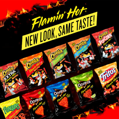 Chester's Puffcorn Flamin' Snacks de Maíz Inflados con Sabor Caliente, Bolsa de 4.25 oz