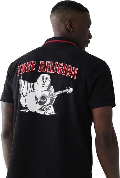 True Religion Polo con punta JV7 para hombre