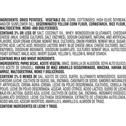 Pringles Papas Fritas Cheddar y Crema Agria, Snacks para el Almuerzo, 5.5 oz