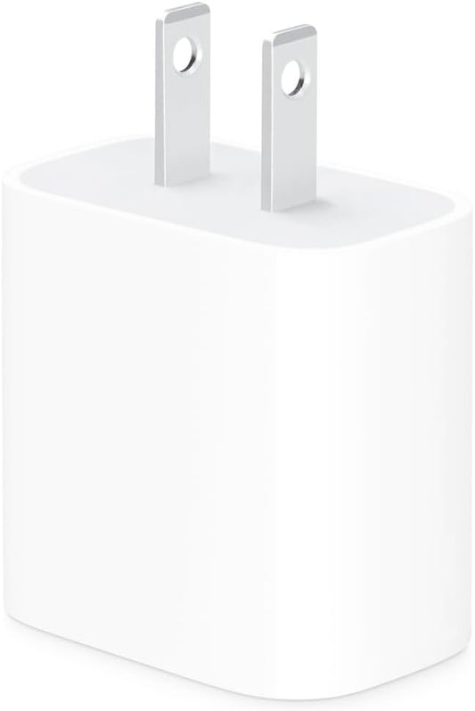 Apple Adaptador de corriente compacto USB-C de 20W: carga rápida y conveniente, cargador de pared tipo C