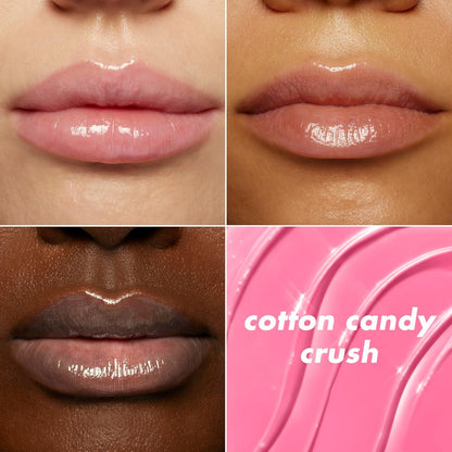 Glow Reviver Melting Lip Balm, Hydrating Tinted Lip Balm for a Glossy Finish & Soft, Supple Lips, Vegan & Cruelty-Free, Cotton Candy Crush