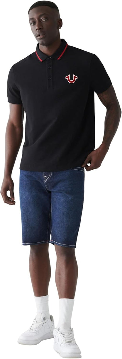 True Religion Polo con punta JV7 para hombre