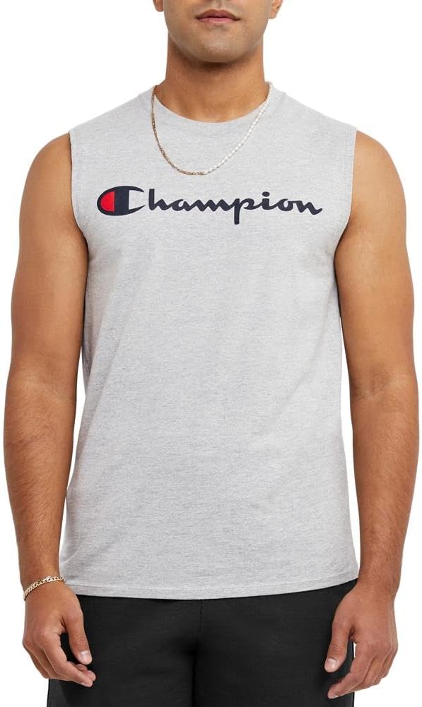 Champion Camiseta sin mangas para hombre, camiseta sin mangas para hombre