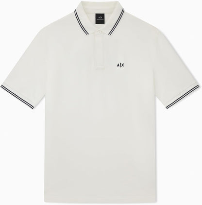 Armani Exchange Mens Regular Fit Small Logo Cotton Polo