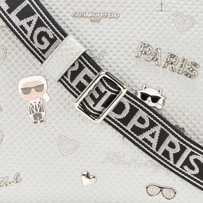 KARL LAGERFELD womens Maybelle Pins Satchel