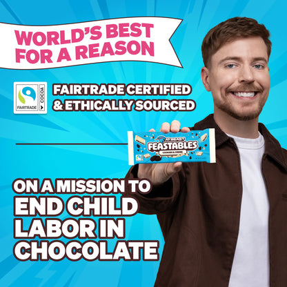 Mr Beast Cookies and Creme White Chocolate Bar, 2.1 Oz (60G), 1 Bar