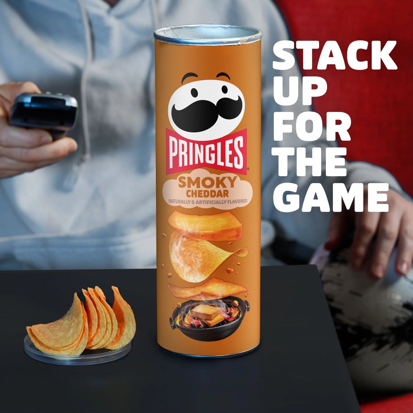 Pringles Smoky Cheddar  5.5 Oz 