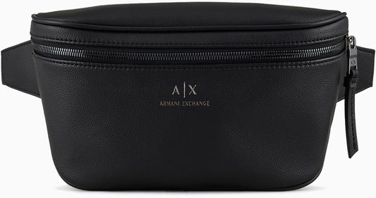 Armani Exchange Riñonera de cuero para hombre