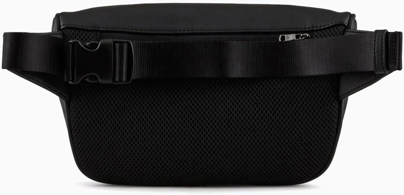 Armani Exchange Riñonera de cuero para hombre