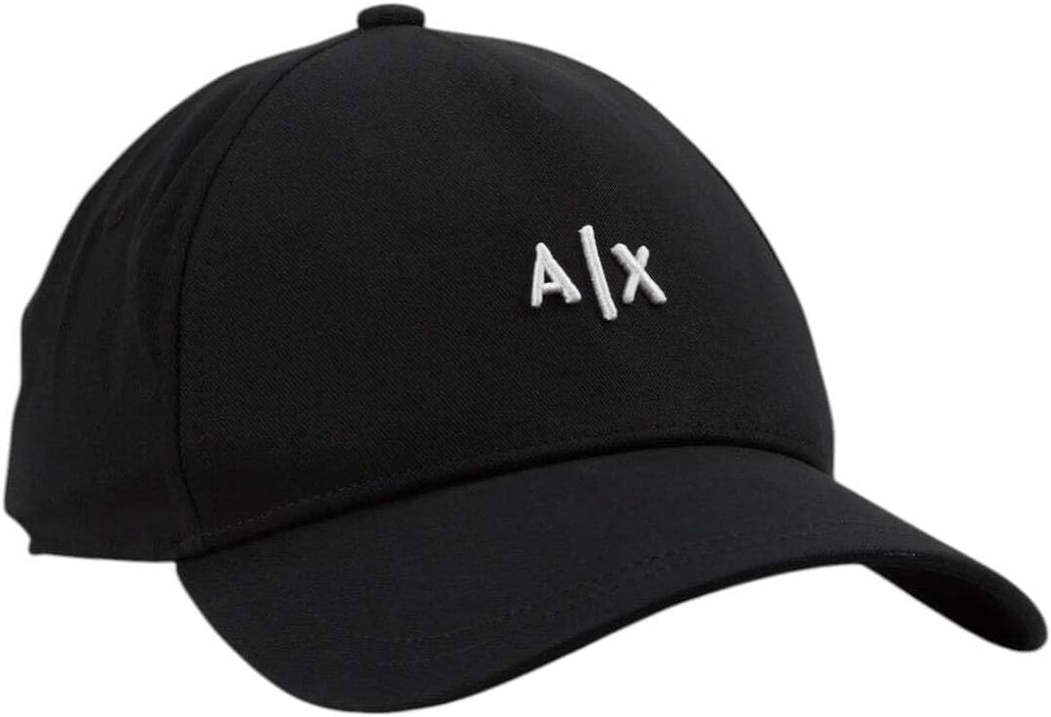 Armani Exchange Mens Small Contrast Logo Baseball Hat