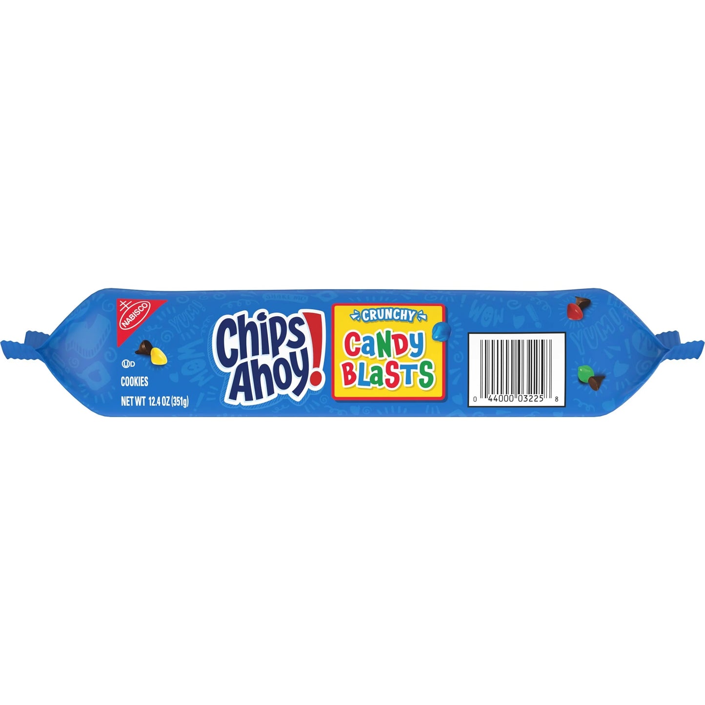 CHIPS AHOY! Galletas Crujientes con Chispas de Chocolate Candy Blasts Fudgy, 12.4 oz