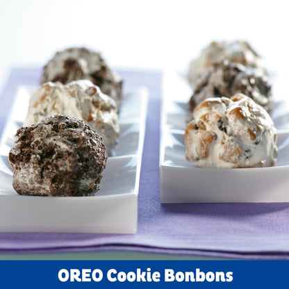 OREO Thins Galletas Sándwich de Chocolate con Crema de Menta, Tamaño Familiar