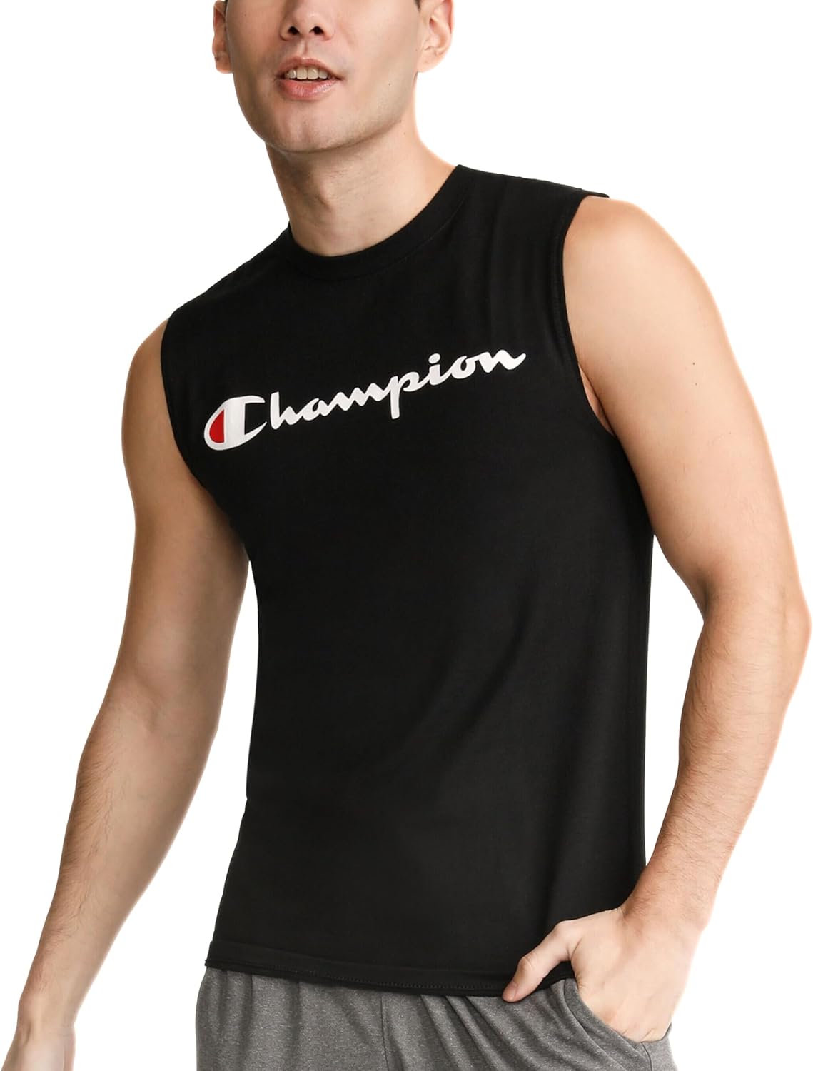Champion Camiseta sin mangas para hombre, camiseta sin mangas para hombre