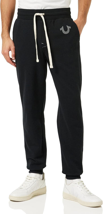 Men’S Classic Logo Jogger Sweatpants – Mens Sweatpants, Joggers for Men with Puff Logo
