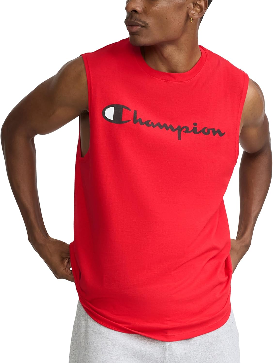 Champion Camiseta sin mangas para hombre, camiseta sin mangas para hombre