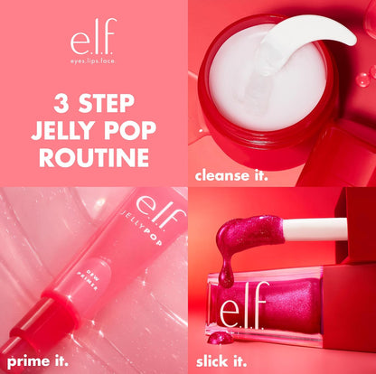 Jelly Pop Glow Reviver Lip Oil, Limited Edition Nourishing Formula Creates a Sheer, Ultra-Glossy Finish, Non-Sticky Feel, Vegan & Cruelty-Free