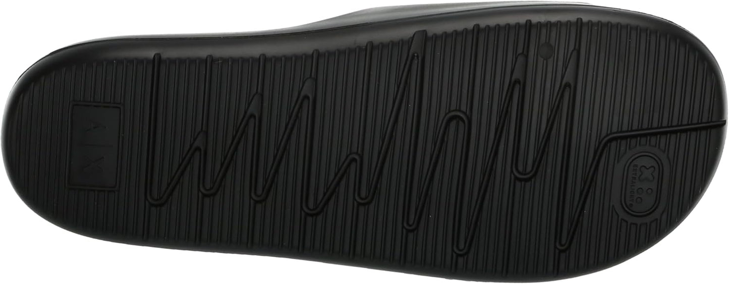 Armani Exchange Sandalias con logo para hombre