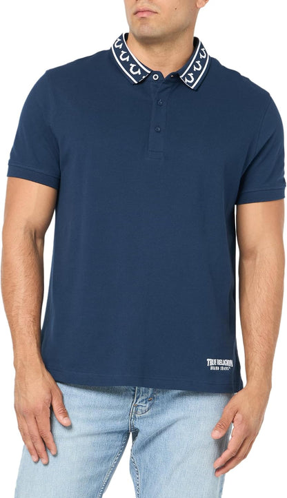 True Religion Polo relajado para hombre