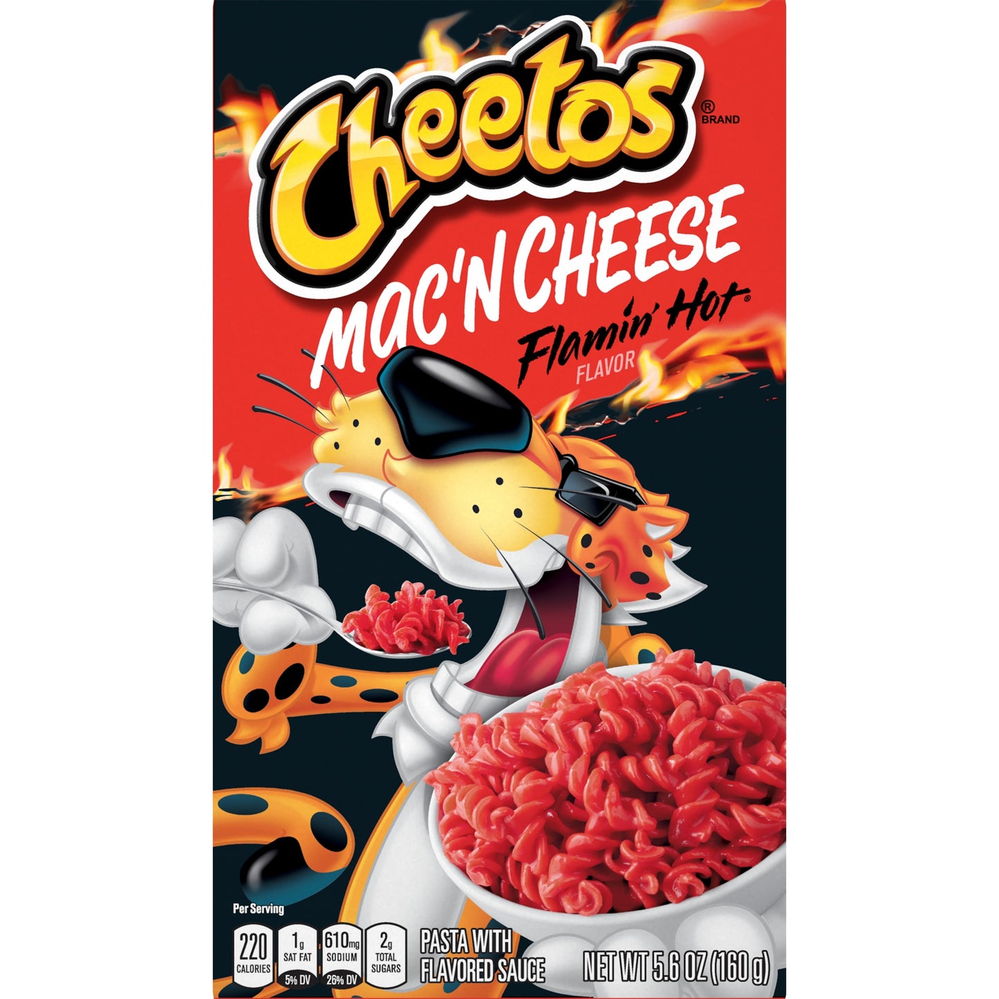 Cheetos Mac N Cheese Pasta con Salsa Saborizada Sabor Atrevido y Cursi, Caja de 5.9 oz