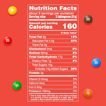 M&M's Caramelo de Chocolate con Leche y Mantequilla de Maní Minis Tamaño para Compartir: 8,6 oz. Bolsa