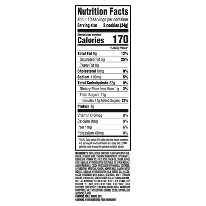 CHIPS AHOY! Galletas Crujientes con Chispas de Chocolate Candy Blasts Fudgy, 12.4 oz