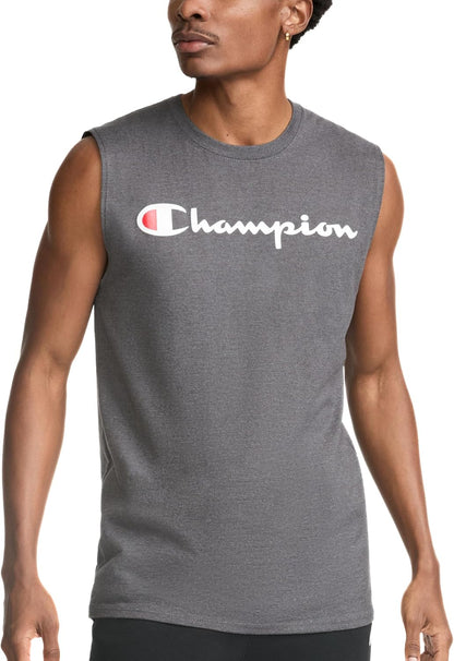 Champion Camiseta sin mangas para hombre, camiseta sin mangas para hombre