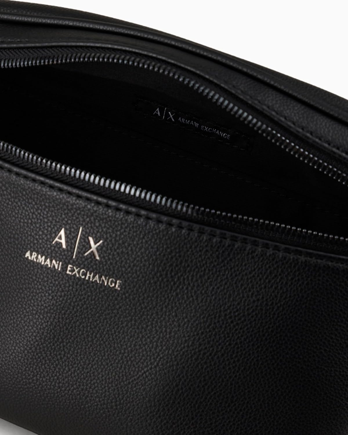 Armani Exchange Riñonera de cuero para hombre
