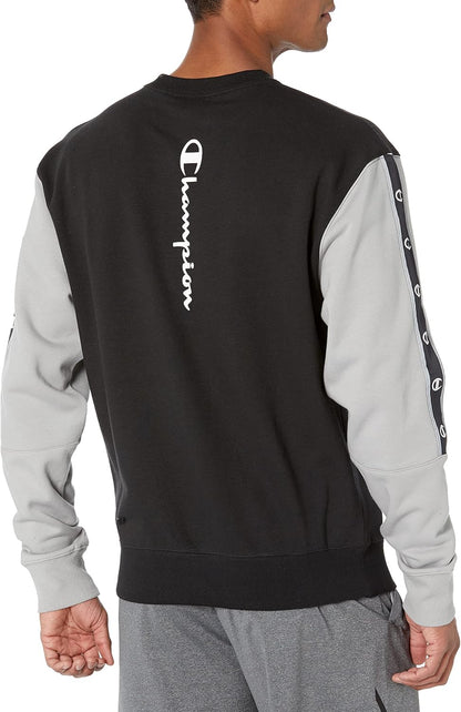 Champion Sudadera polar con logotipo de peso medio para hombre