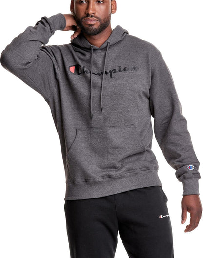 Men'S Fleece Script Logo Hoodie (Reg. or Big & Tall)