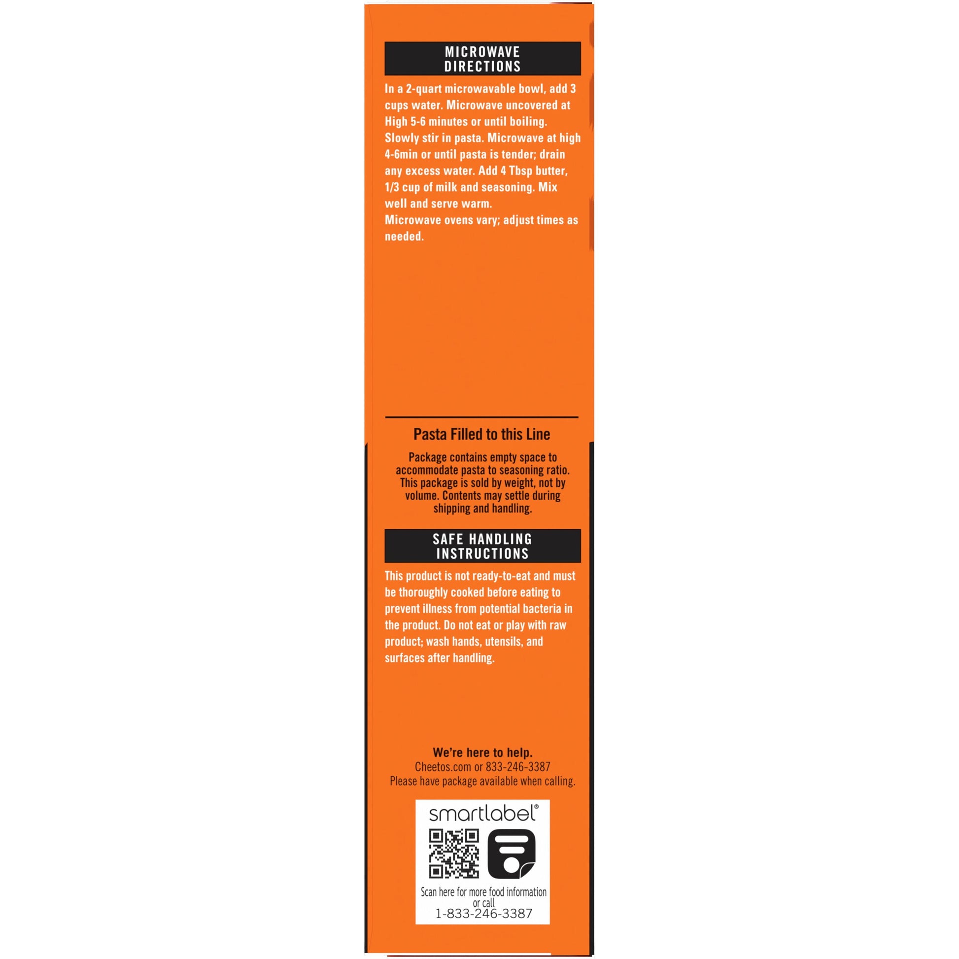 Cheetos Mac N Cheese Pasta con Salsa Saborizada Sabor Atrevido y Cursi, Caja de 5.9 oz