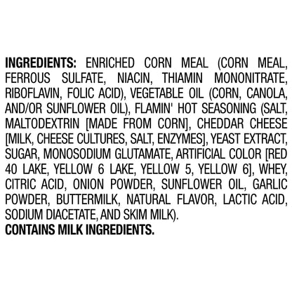 Chester's Puffcorn Flamin' Snacks de Maíz Inflados con Sabor Caliente, Bolsa de 4.25 oz