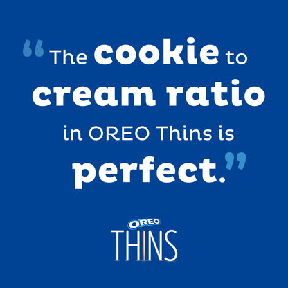OREO Thins Galletas Sándwich de Crema de Limón Tamaño Familiar
