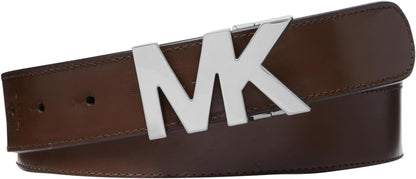  Michael Kors, Cinturón con hebilla Mk reversible de 34 mm para hombre