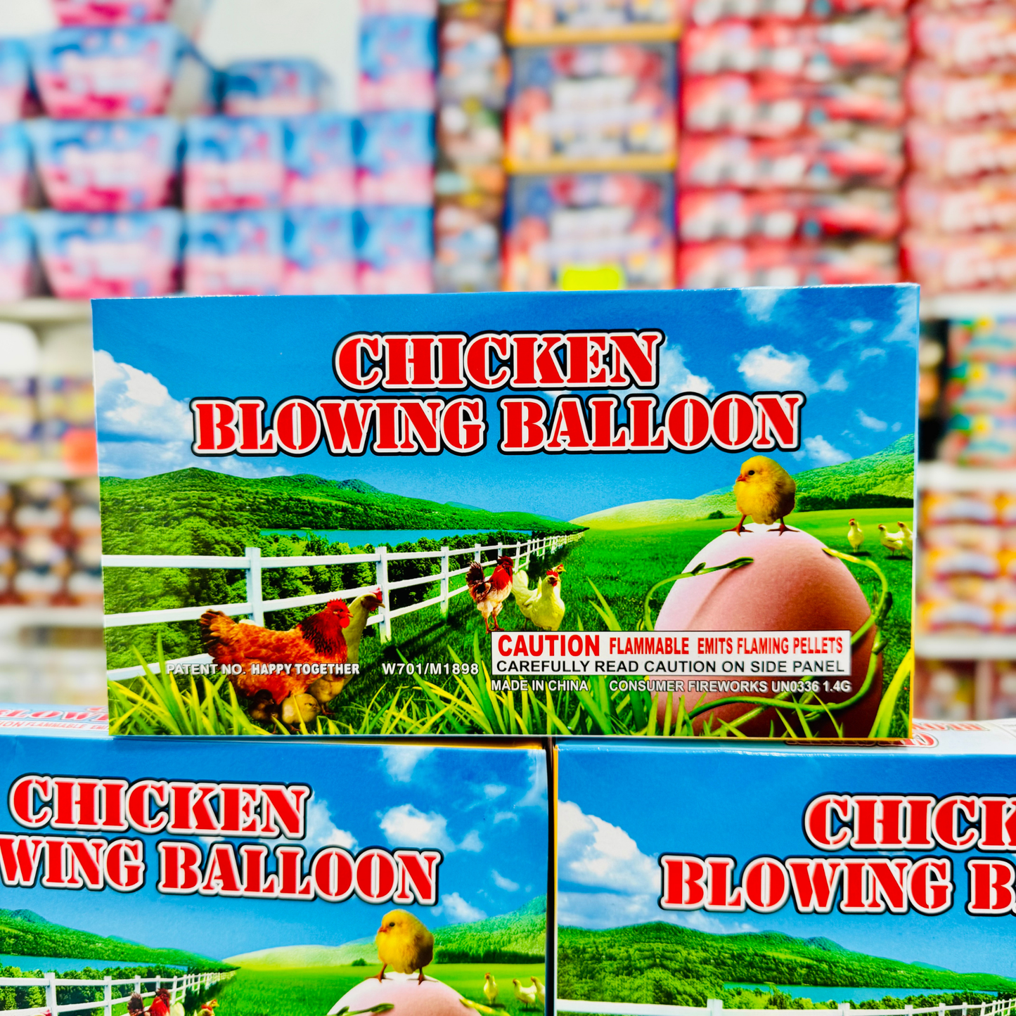 GLOBO SOPLADOR DE POLLO CJ X 48 DSP X 12 U