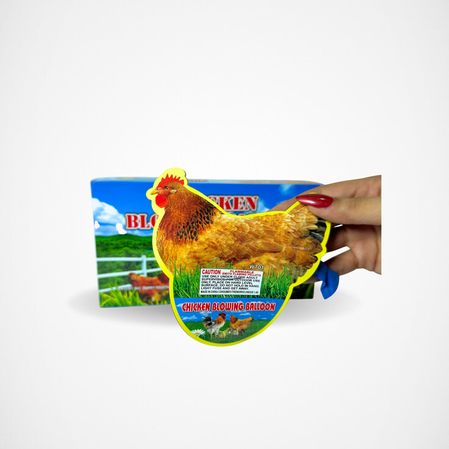 GLOBO SOPLADOR DE POLLO CJ X 48 DSP X 12 U